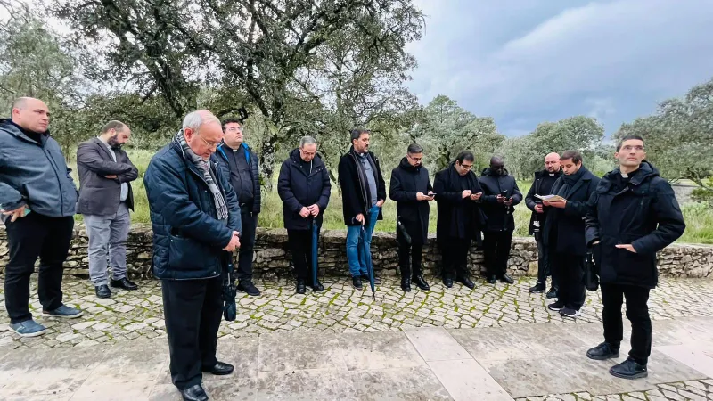 El obispo de Zamora peregrina a Fátima con el grupo de curas jóvenes