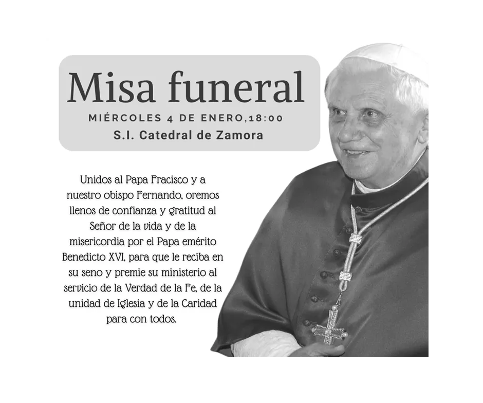 Misa en sufragio por S.S. Benedicto XVI