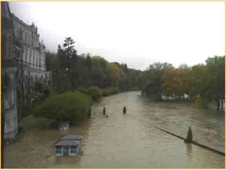 Tremendas inundaciones que ha sufrido Lourdes el pasado fin de semana