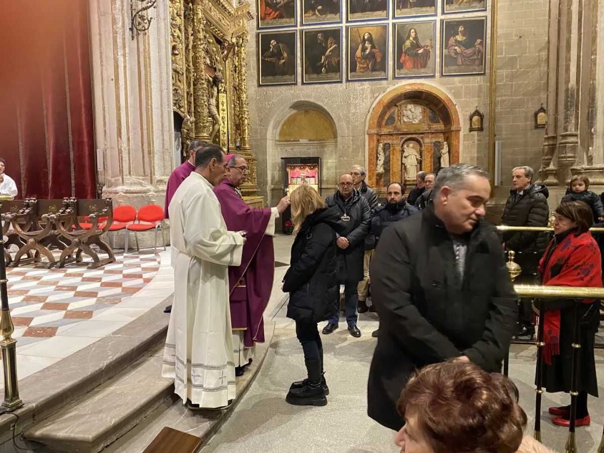 Miércoles de ceniza en la Catedral