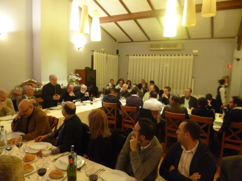 Cena de las cofradías con el obispo