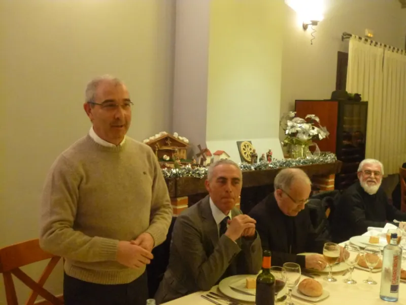 Cena de las cofradías con el obispo