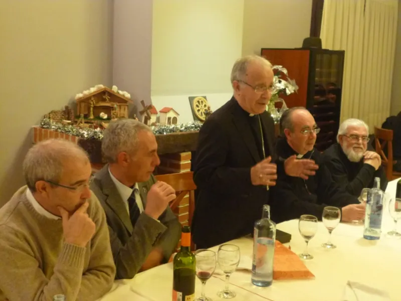 Cena de las cofradías con el obispo