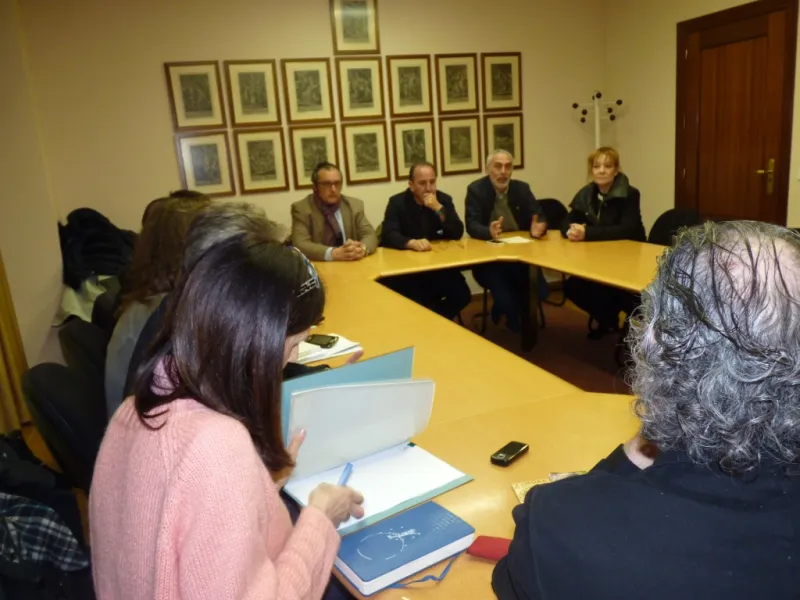 Reunión entre TVE y la Junta Pro Semana
