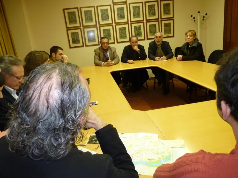 Reunión entre TVE y la Junta Pro Semana