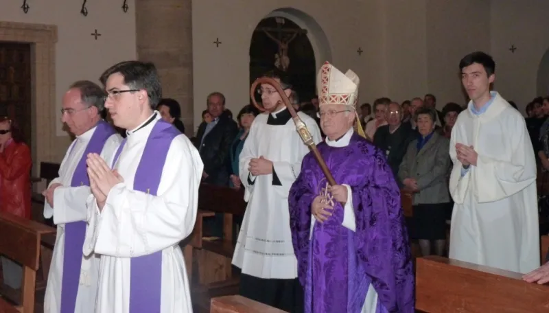 Eucaristía en la iglesia de San Andrés