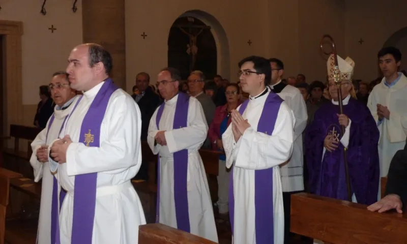 Eucaristía en la iglesia de San Andrés