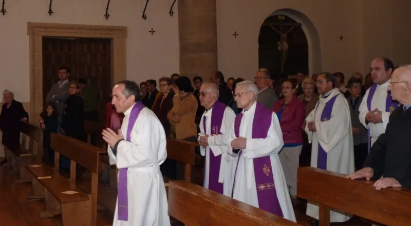 Eucaristía en la iglesia de San Andrés
