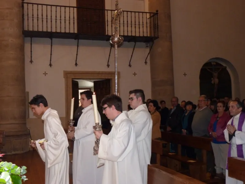 Eucaristía en la iglesia de San Andrés