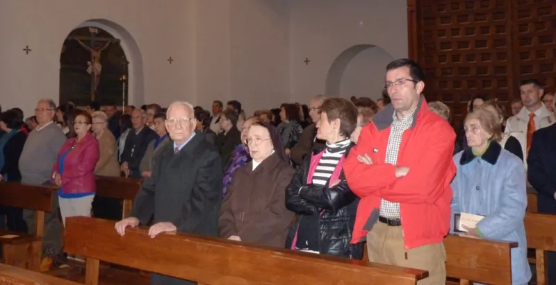 Eucaristía en la iglesia de San Andrés