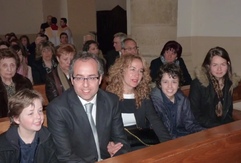 Eucaristía en la iglesia de San Andrés