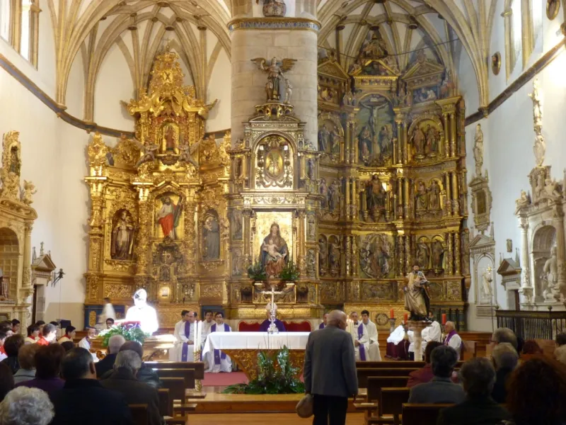 Eucaristía en la iglesia de San Andrés
