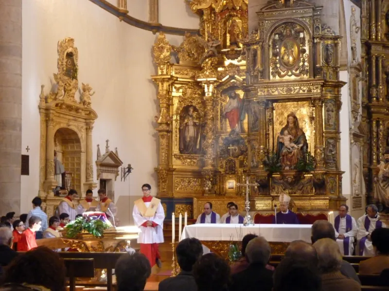 Eucaristía en la iglesia de San Andrés