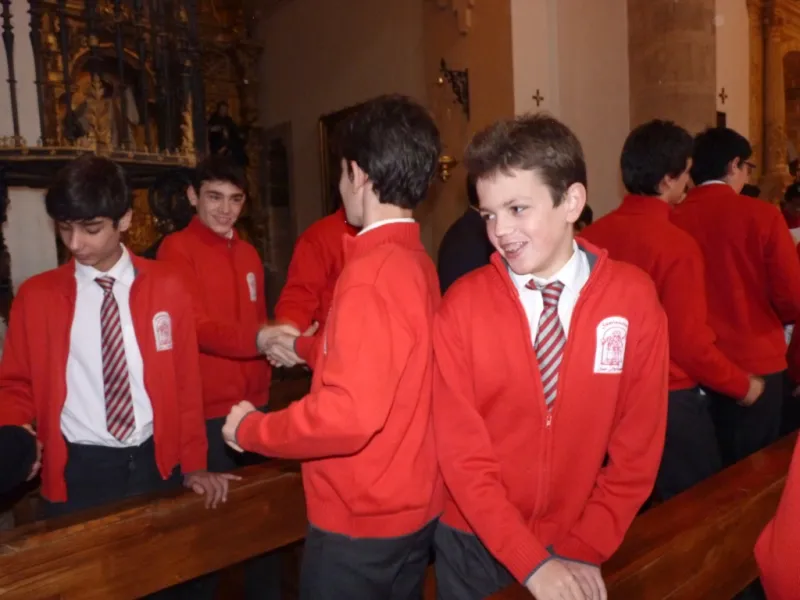 Eucaristía en la iglesia de San Andrés