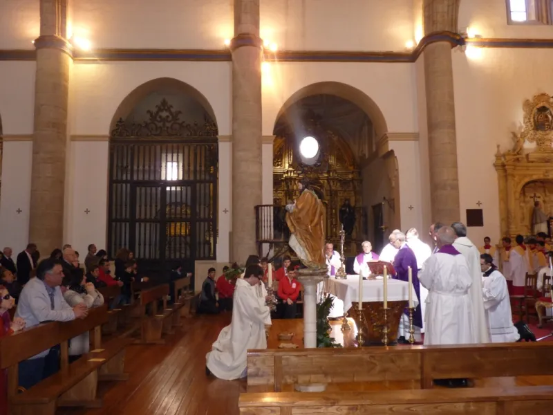 Eucaristía en la iglesia de San Andrés