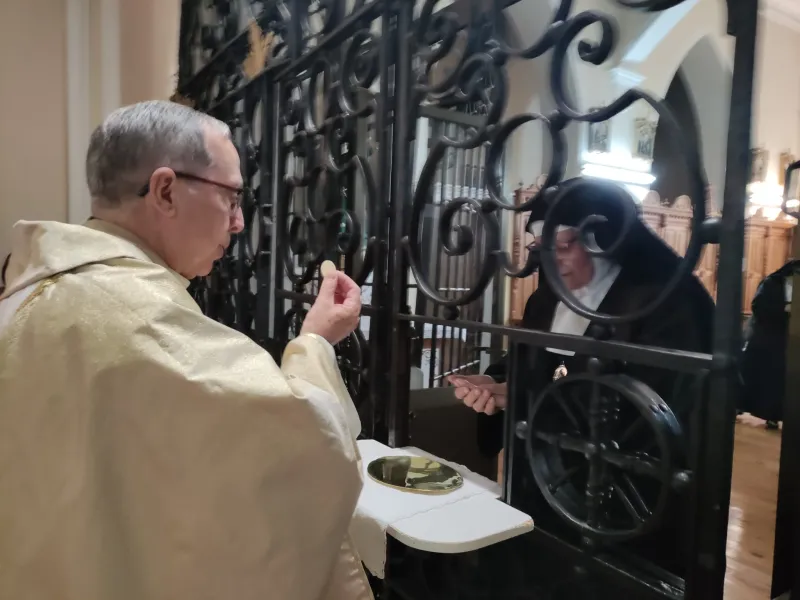 Eucaristía de despedida de las hermanas clarisas del Convento de Santa Marina
