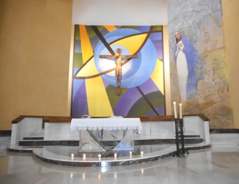 Detalle de la capilla