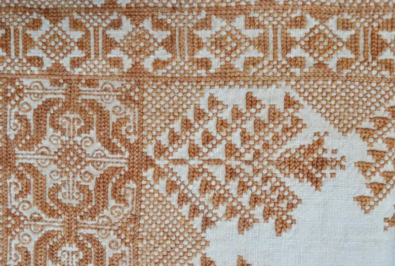 Detalle de paño expuesto