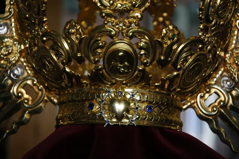 Detalle de la corona