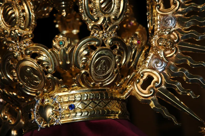 Detalle de la corona