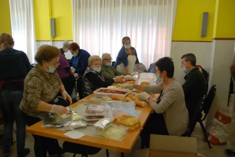 Preparación de los bocadillos