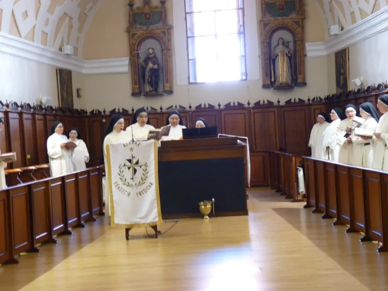Celebración de Santo Domingo en el convento de las Dominicas Dueñas
