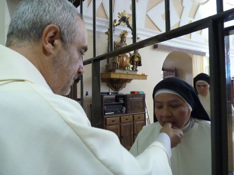 Celebración de Santo Domingo en el convento de las Dominicas Dueñas
