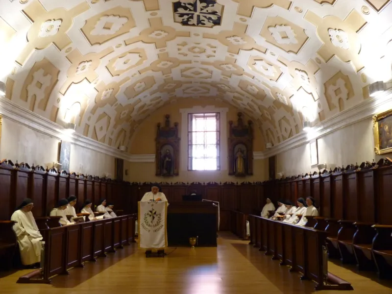 Celebración de Santo Domingo en el convento de las Dominicas Dueñas