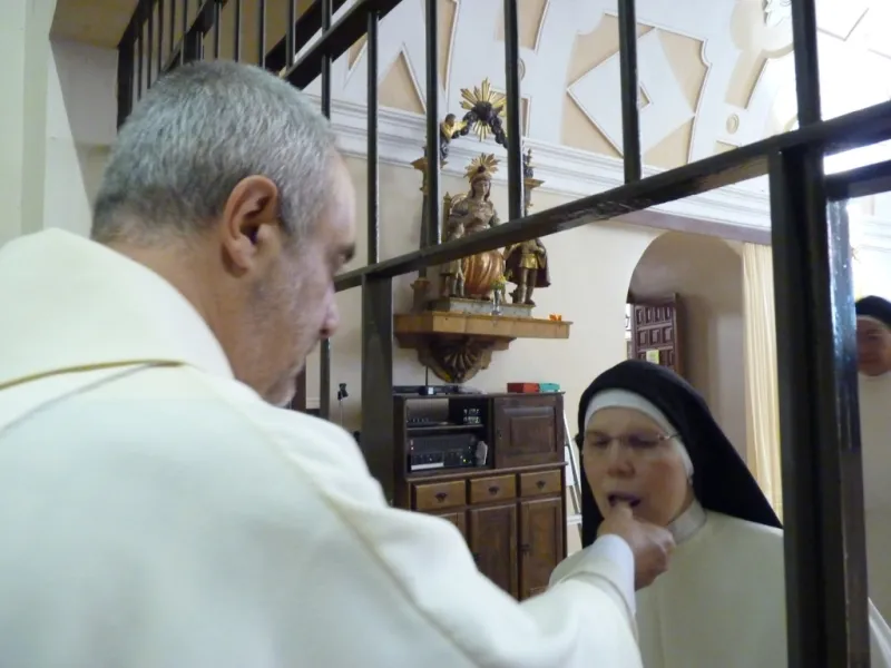 Celebración de Santo Domingo en el convento de las Dominicas Dueñas