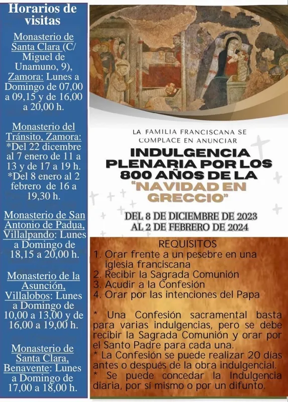 El obispo clausurará el jubileo franciscano