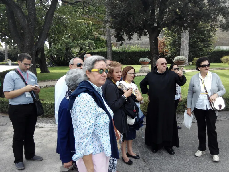 Catequistas de la región en Roma