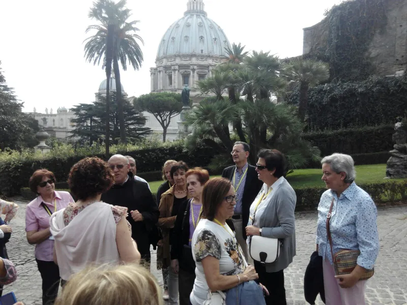 Catequistas de la región en Roma