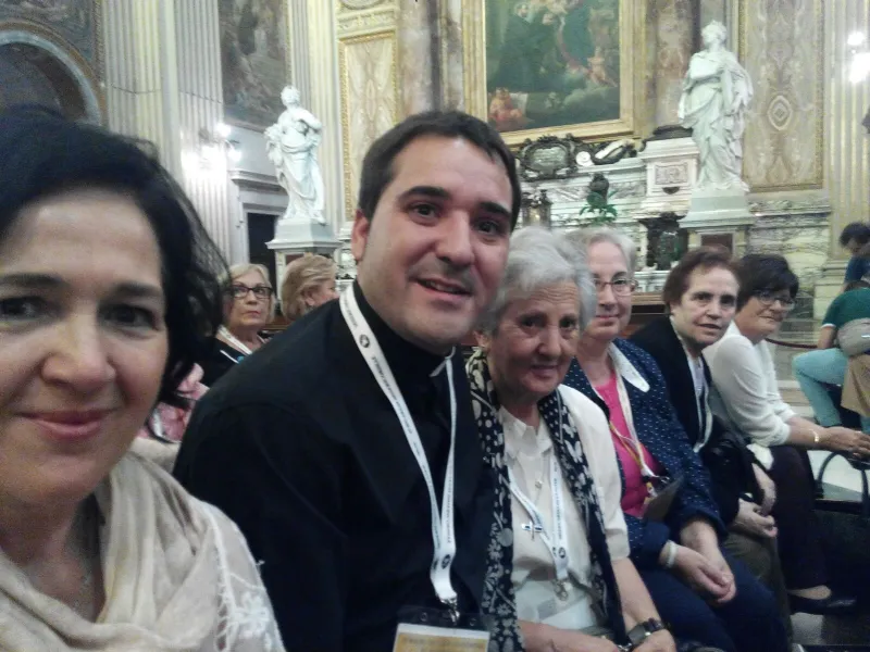 Catequistas de la región en Roma