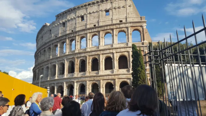 Catequistas de la región en Roma