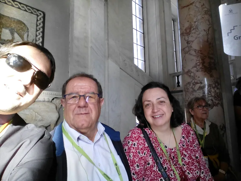 Catequistas de la región en Roma