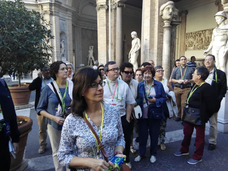 Catequistas de la región en Roma