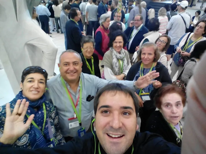 Catequistas de la región en Roma