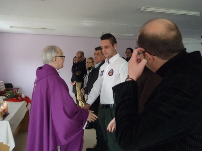 El Obispo preside la eucaristía en Proyecto Hombre