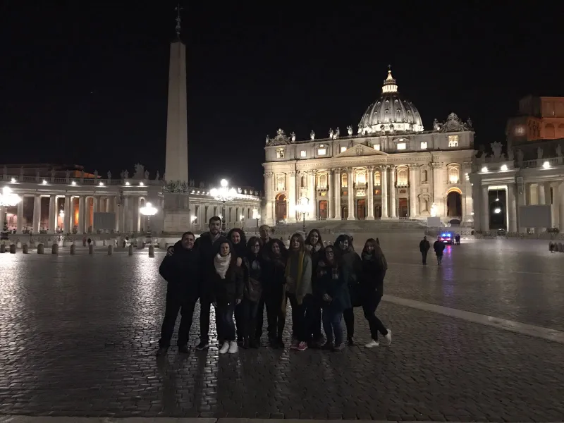 En la Plaza de San Pedro