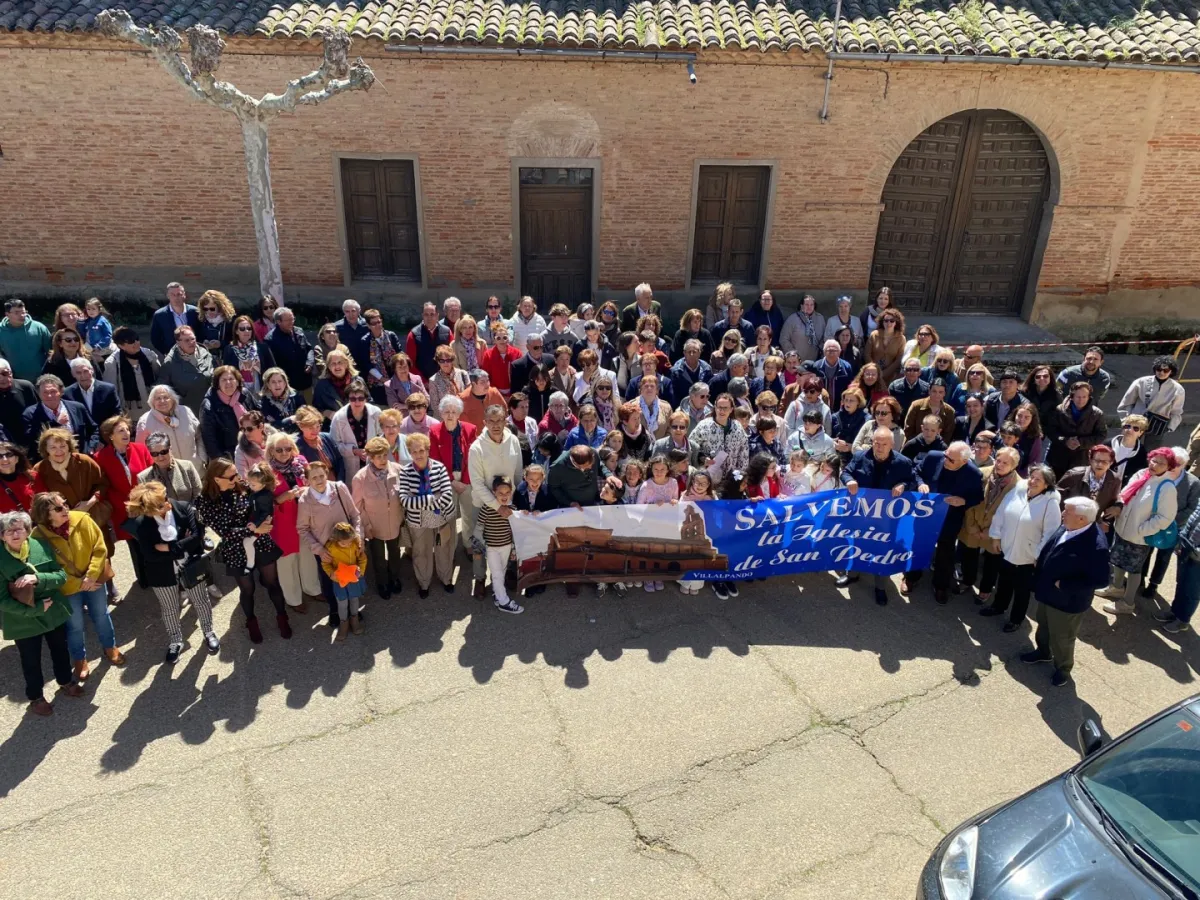 Villalpando continua la campaña para salvar su última iglesia histórica