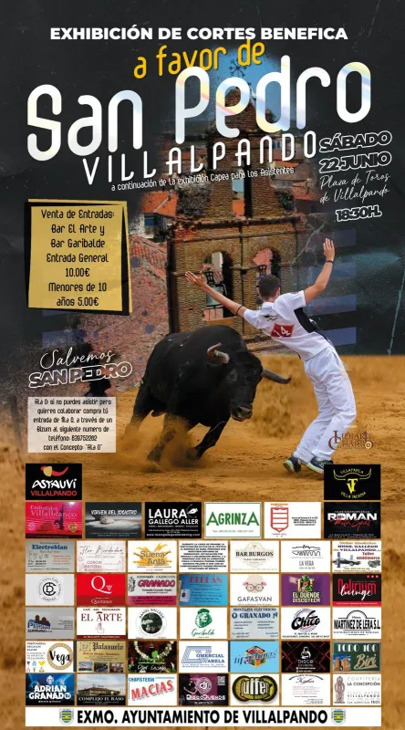 Los mejores recortadores de Villalpando, en un festival a favor de su iglesia