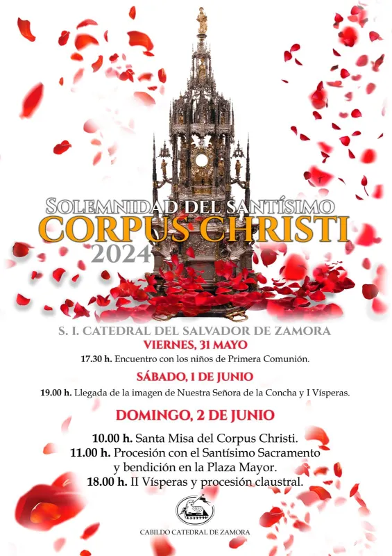 Zamora se prepara para celebrar el Corpus el domingo