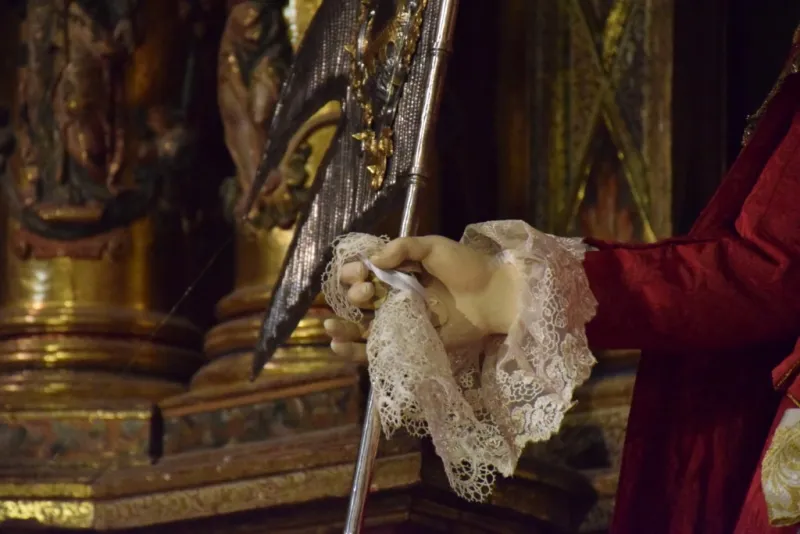Restauración de la Virgen de la Concha