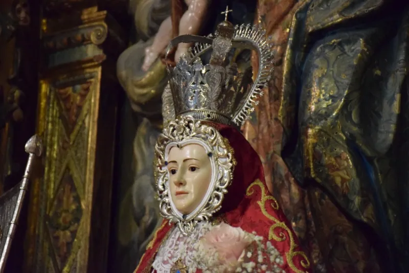 Restauración de la Virgen de la Concha