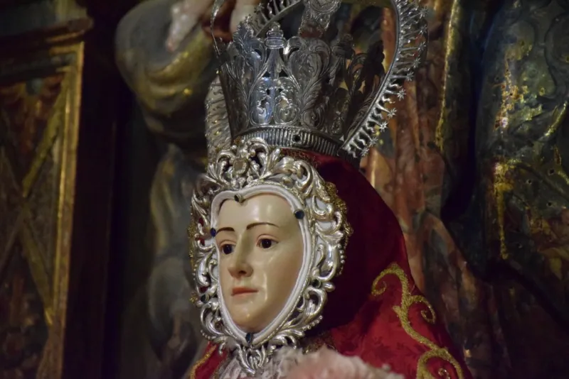 Restauración de la Virgen de la Concha