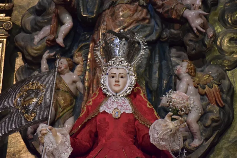 Restauración de la Virgen de la Concha