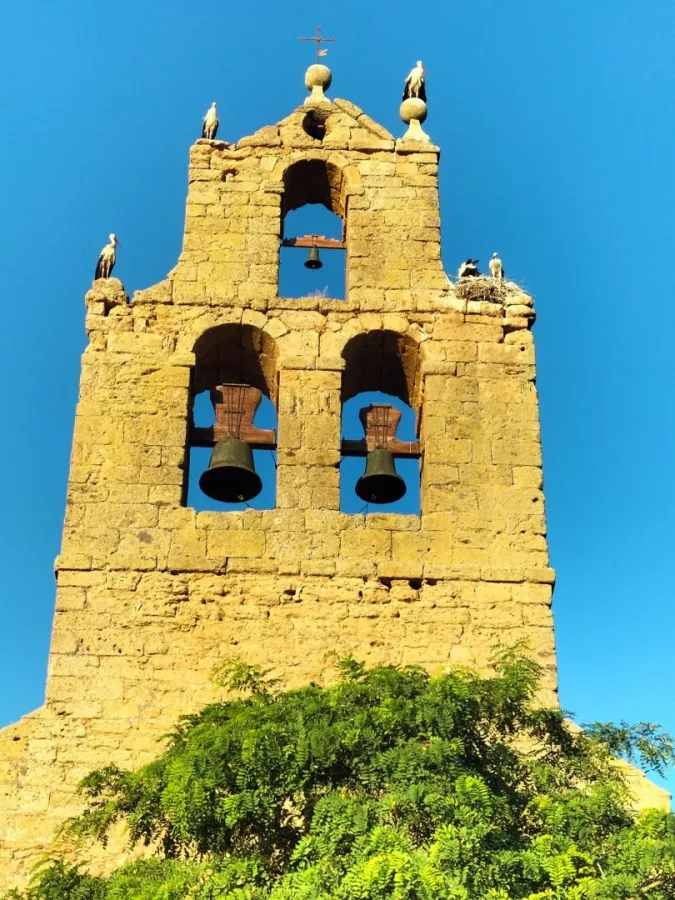Vega de Villalobos da los primeros pasos para rehabilitar su torre espadaña