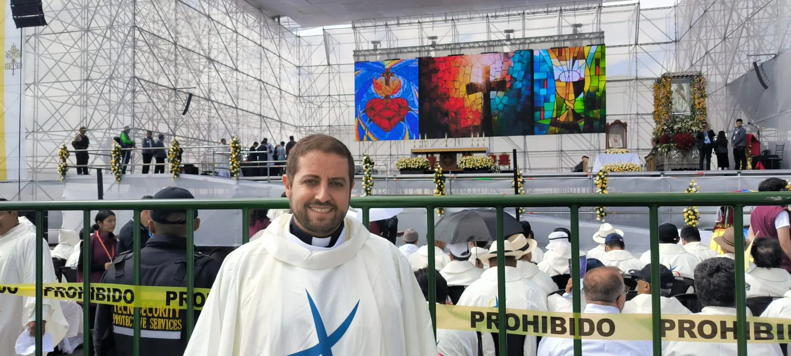 Zamora participa en el Congreso Eucarístico de Ecuador