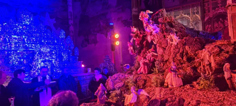 El Belén napolitano ya luce en la catedral