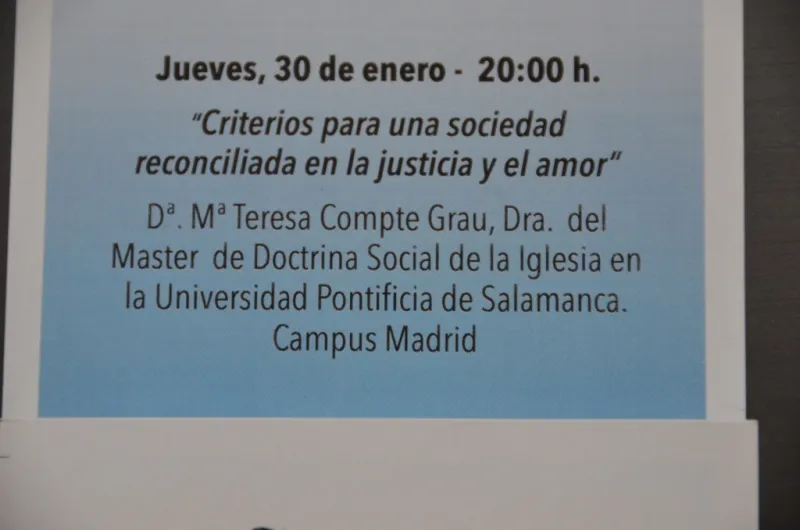 Conferencia de Mª Teresa Compte